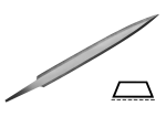 Напильник бареттный VALLORBE LP1060 длина 150 мм насечка №4, шт