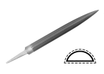 Напильник полукруглый нормальный VALLORBE LP1560 длина 150 мм насечка №3 Акция, шт