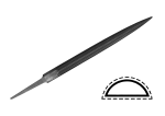 Напильник полукруглый узкий VALLORBE LP1566 длина 150 мм, насечка №1, шт