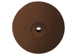 Резинка силиконовая 9603/220 без держателя (коричневая полировальная) чечевица мм, шт